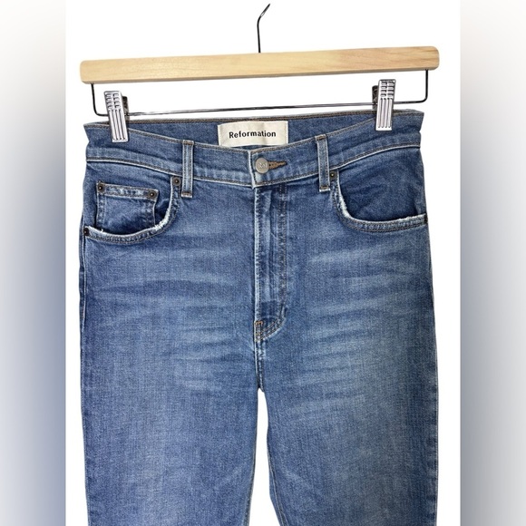 Reformation high rise skinny jeans size 28 - Picture 3 of 7